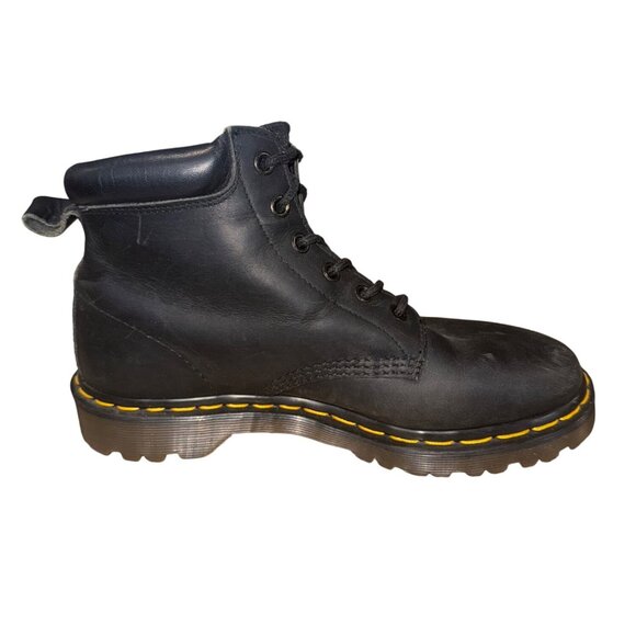 Vintage Dr. Martens 939 Black Leather Lace-Up Boots Goth Grunge Womens Size 6 - Picture 6 of 12